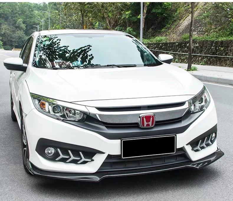 Для Honda Civic Body kit спойлер 2015 2018 для AC ABS задний передний бампер диффузор защитные