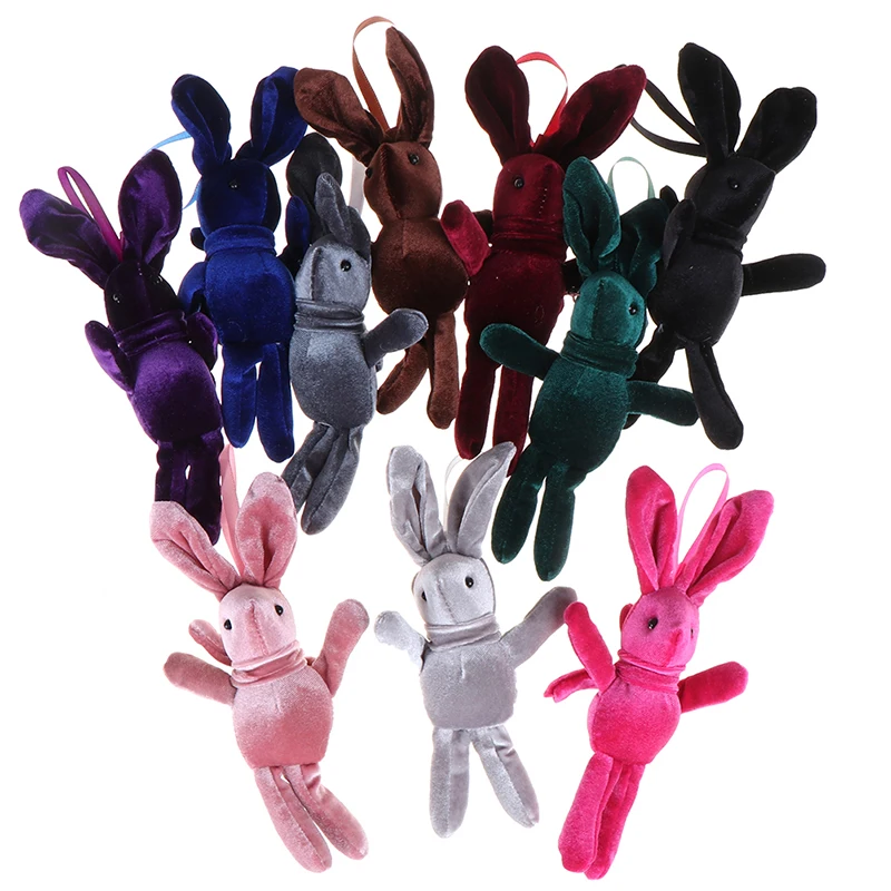 Новые длинные ноги кролик плюшевое животное чучело платье брелок для ключей