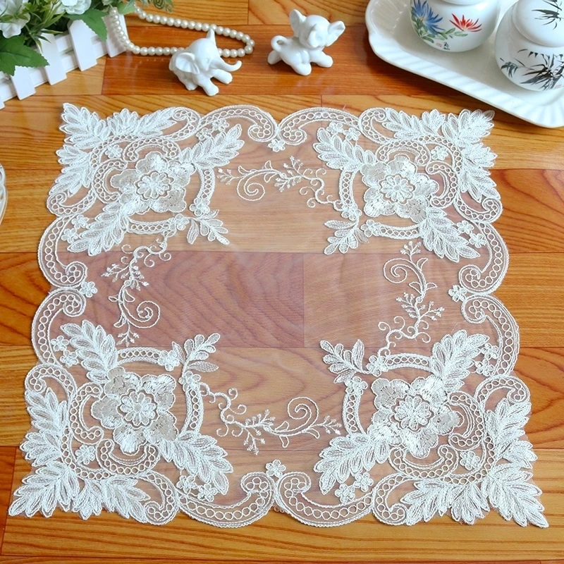 

Европейская кружевная салфетка из полиэстера и хлопка