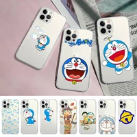 japan anime doraemon phone case for iphone 11 12 13 mini pro xs max 8 7 6 6s plus x 5s se 2020 xr case