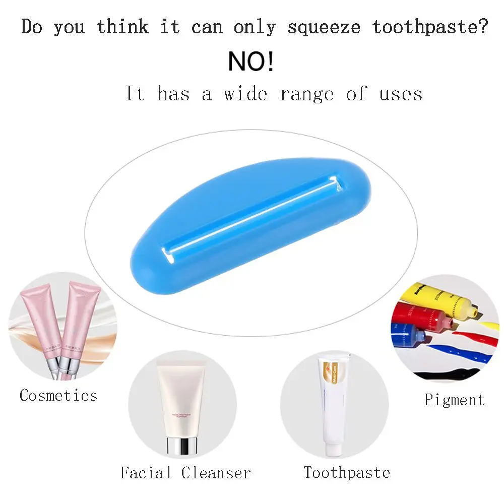 

3PCS Manual Toothpaste Squeezer Plastic Toothbrush Rolling Tube Holder Portable Reusable Home Bathroom Tooth Cleaning Accessorie