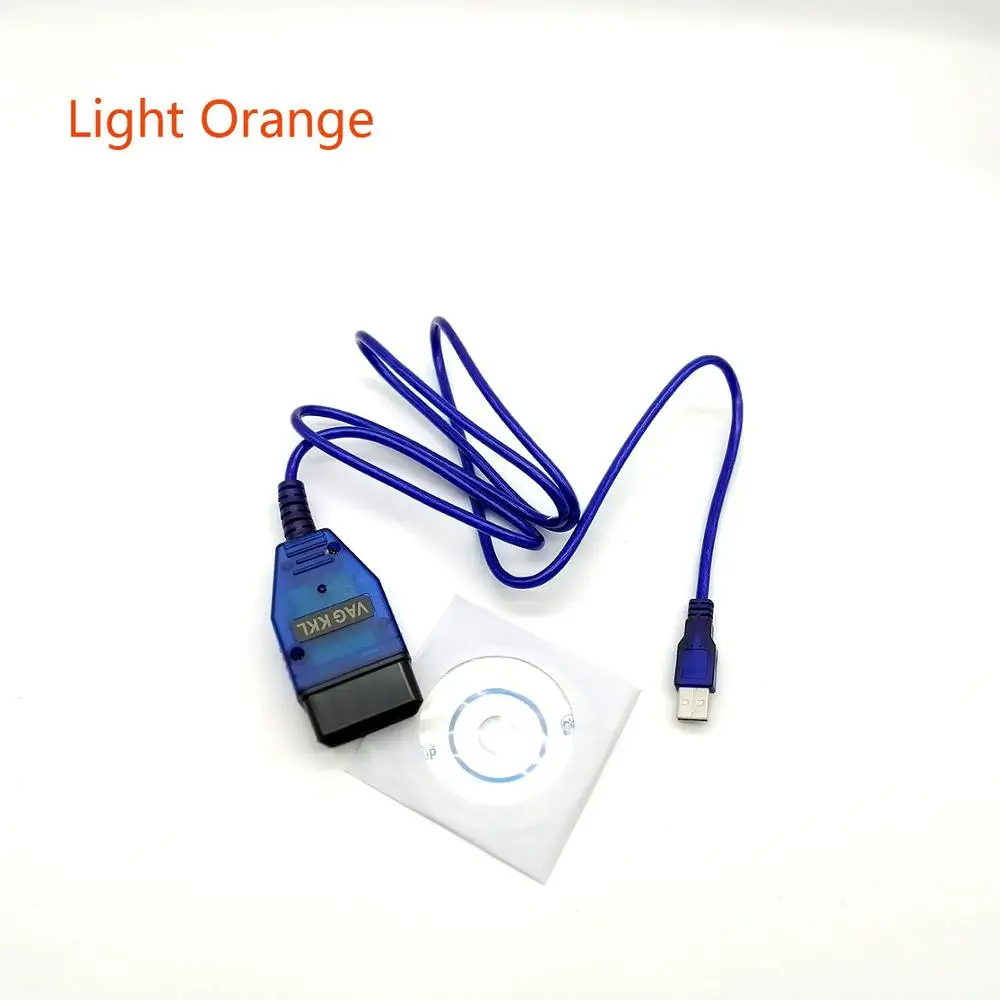 CH340 USB кабель KKL VAG-COM 409,1 OBD2 OBDII диагностический сканер для VW Audi Seat Skoda