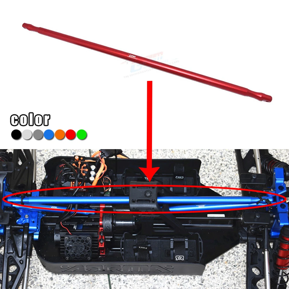 

GPM Metal aluminum alloy Middle body support fixed keel tie rod #ARA320552+ARA320477 for ARRMA 1/5 KRATON 8S ARA110002T1/T2