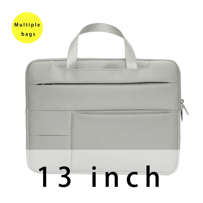 13inch gray 13,3 дюймов ручка сумка для iPad Pro 12,9 ''чехол противоударный кейс для ноутбука для iPad Pro 12,9 дюйма планшета - Цвет: 13inch gray