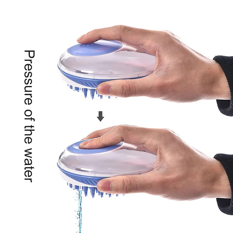 Многофункциональная Массажная силиконовая щетка для удаления волос собак и