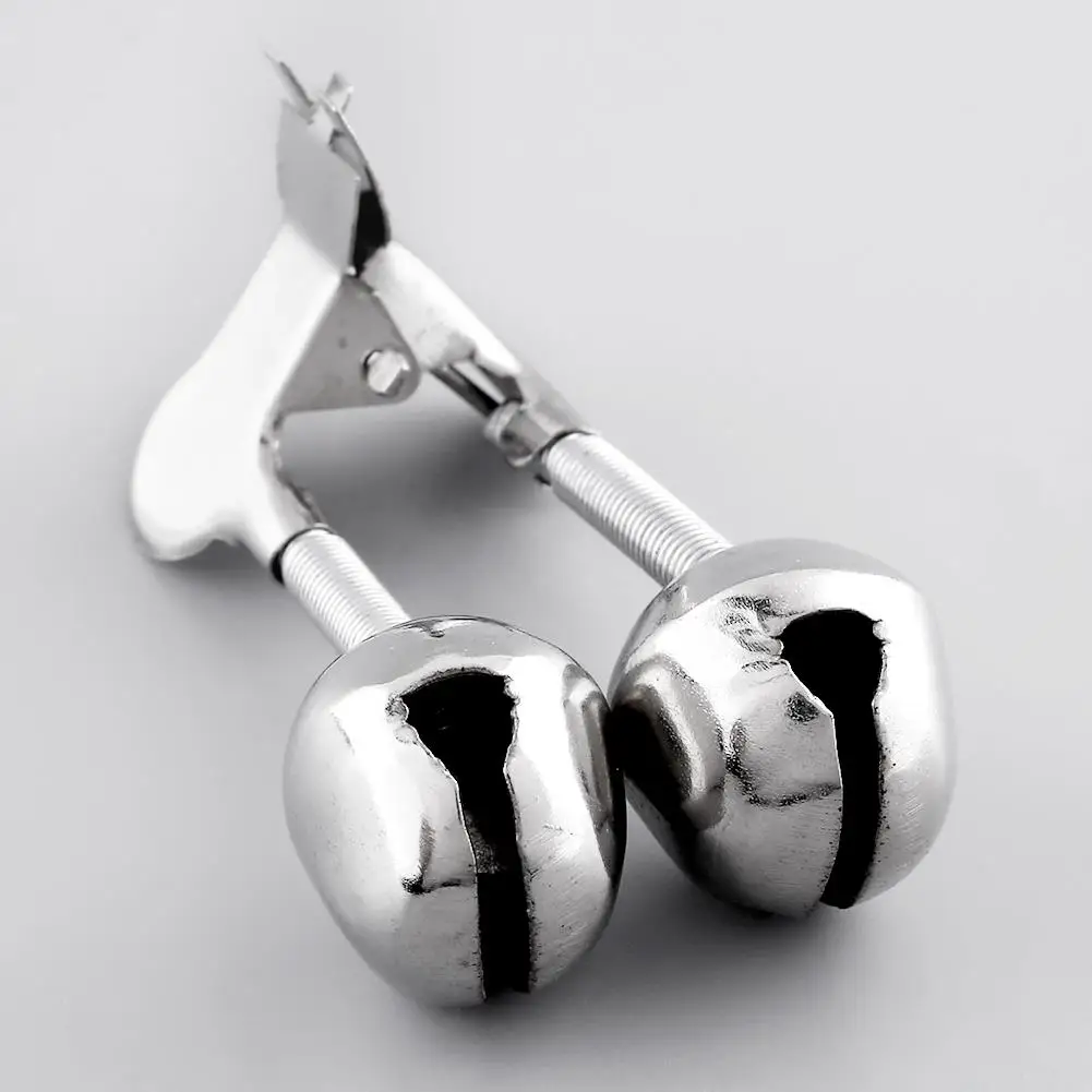 

10Pcs Fishing Bite Clip Double 15mm Twin Bells Free Metal