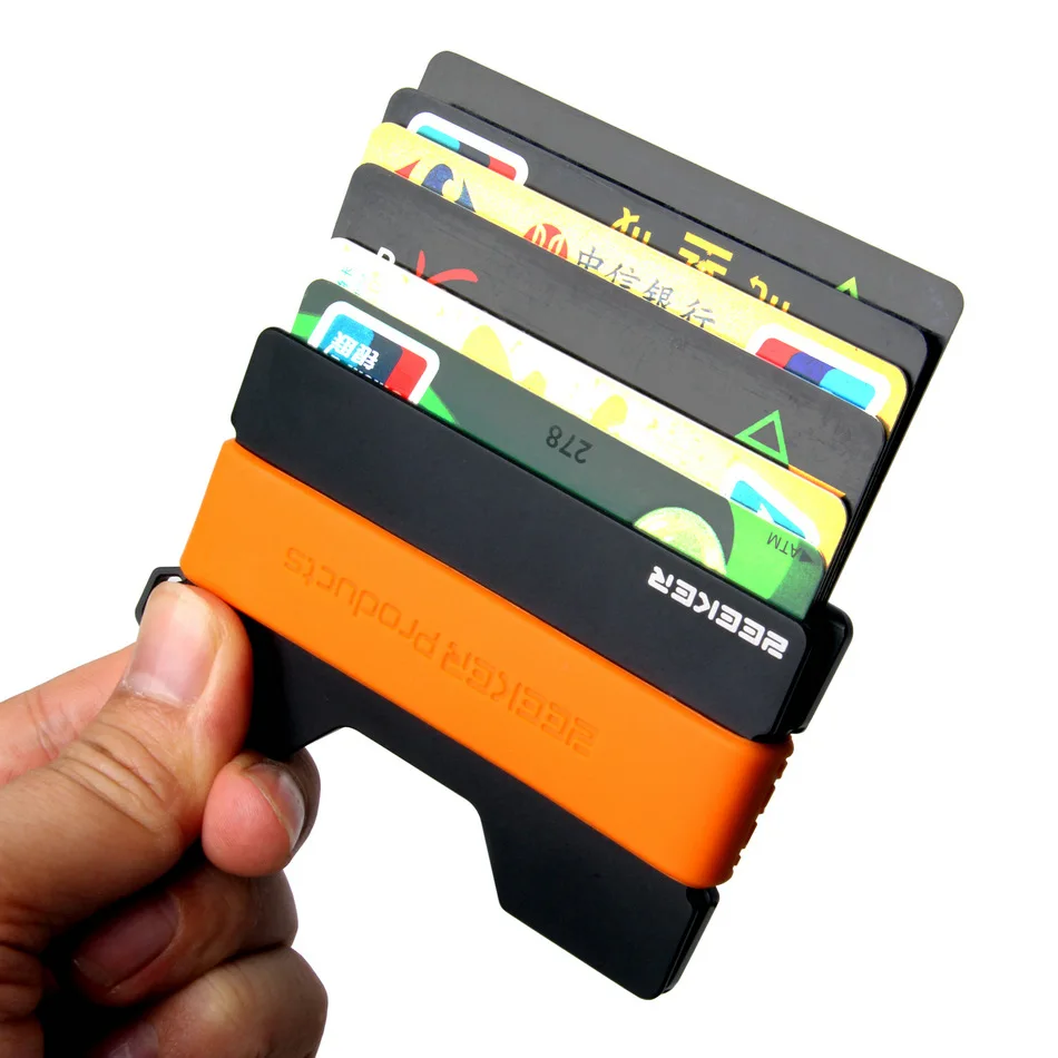 Man Wallet Fashion Credit Card Holder Cash Clip Coin Case Purse Front Pocket EDC Housekeeper Business ID Cover |