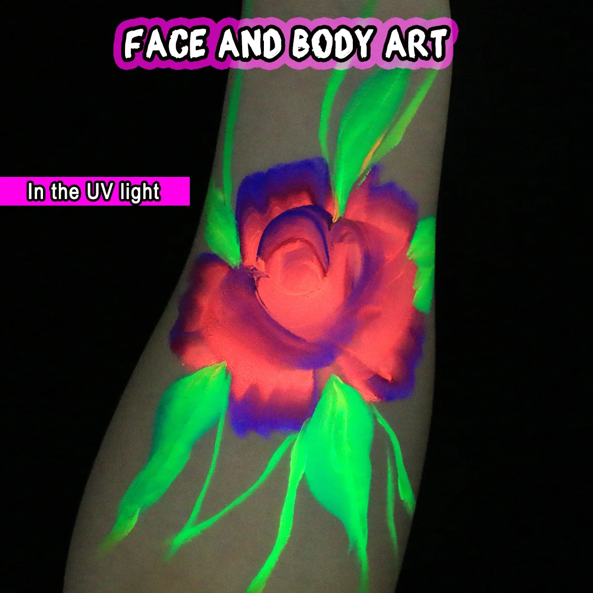 Неоновая Радужная подводка для глаз с эффектом блеска 50 г|Краска тела| |