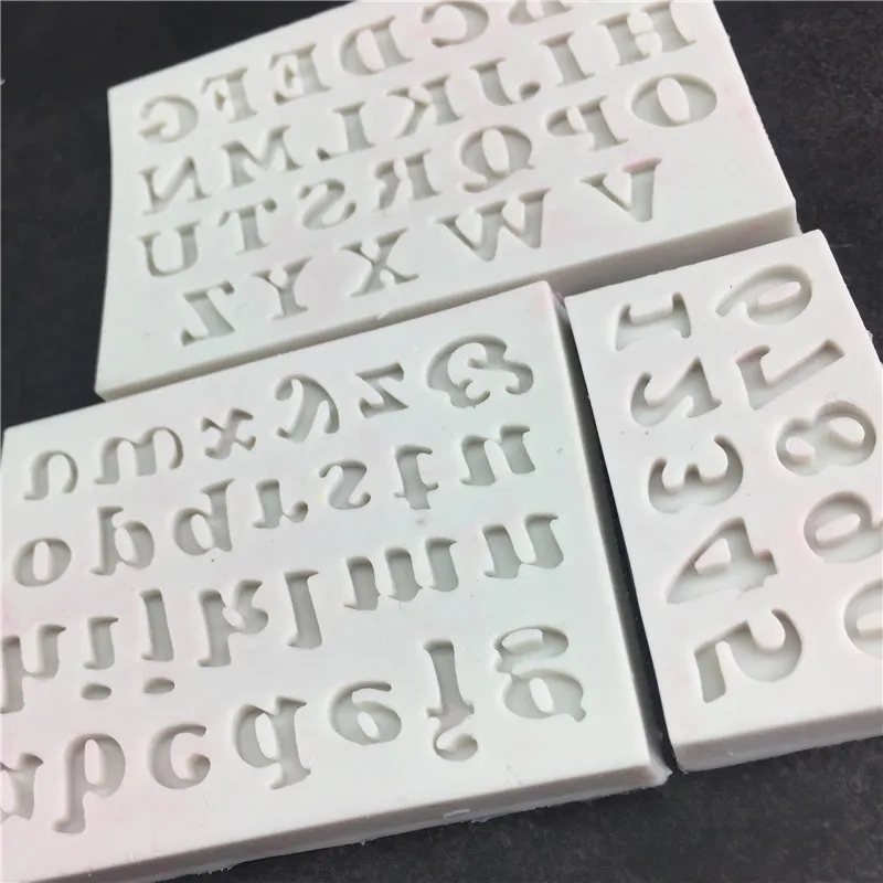 3 шт./компл. английская одежда с буквами и цифрами силиконовые формы для тортов