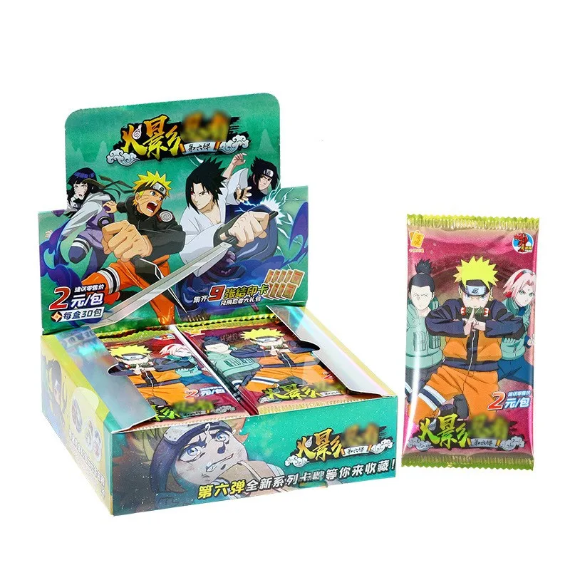 Juego coleccionable de cartas de Anime Shippuden Hinata Sasuke Itachi Kakashi Gaara, 2021-100 Uds., novedad de 180-3
