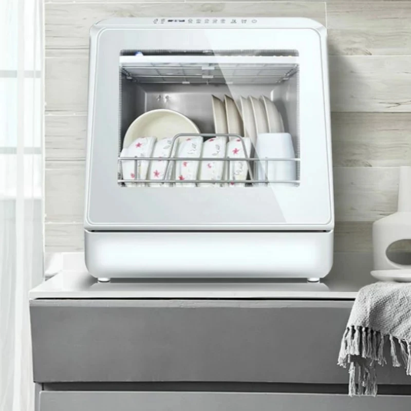 

Home Desktop Dishwasher High Temperature Sterilization Intelligent Dishwasher Machine 220V Free Shipping