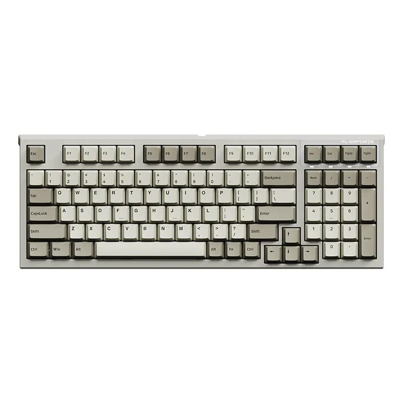 FL · ESPORTS FL980 98-anahtar mekanik klavye tek modlu kablolu altı anahtar çalışırken değiştirilebilir sürümü oyun ofis adanmış
