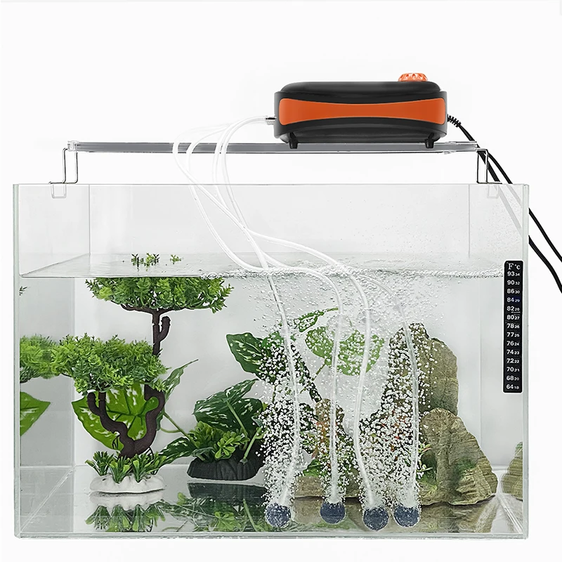 Воздушный насос для аквариума 8 Вт 4 розетки | Дом и сад