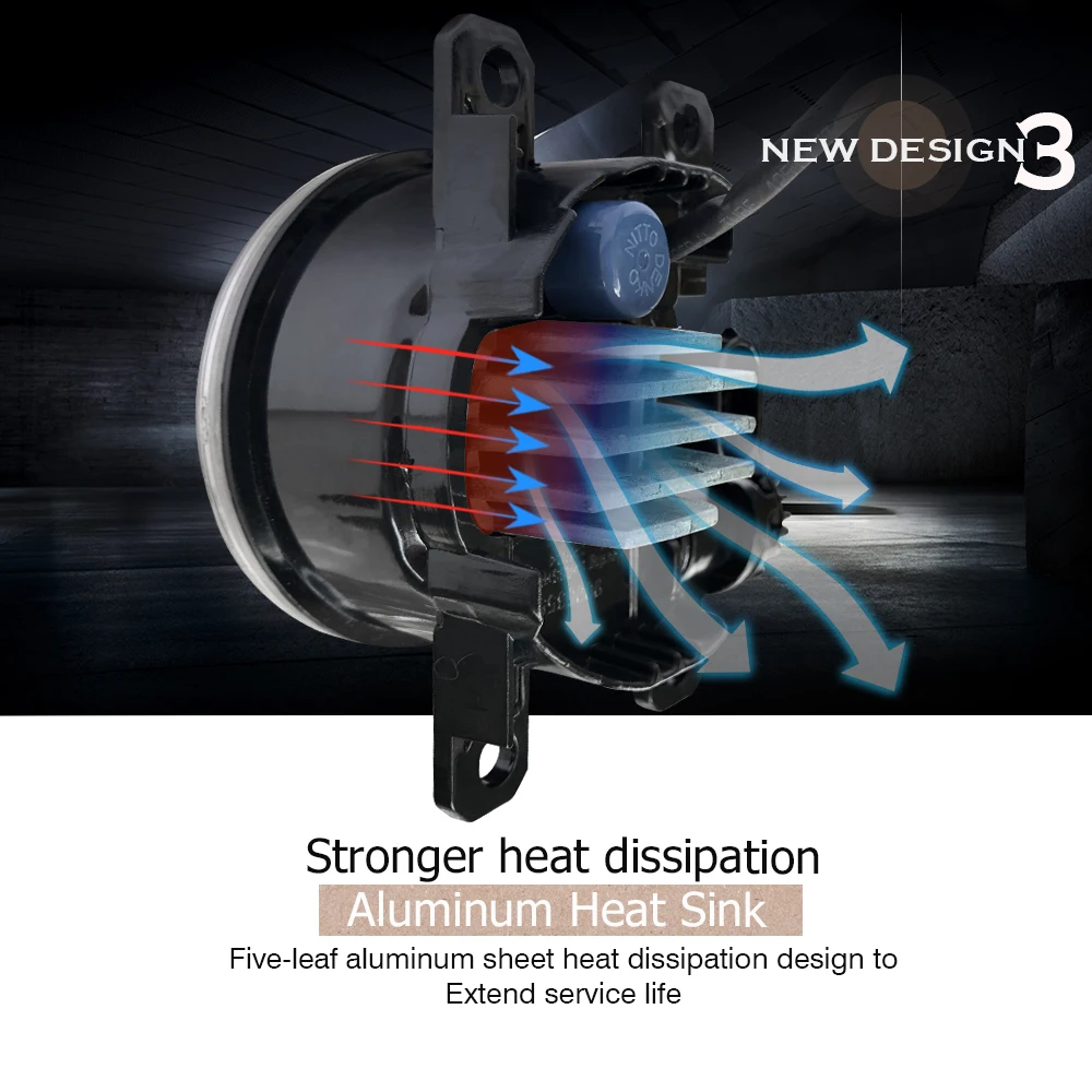 Автомобильная противотуманная фара Buildreamen2 светодиодный прожектор