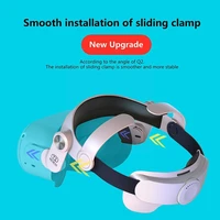 for oculus quest 2 elite halo strap with battery pack bracket replacement adjustable head strap for oculus q2 vr accessories