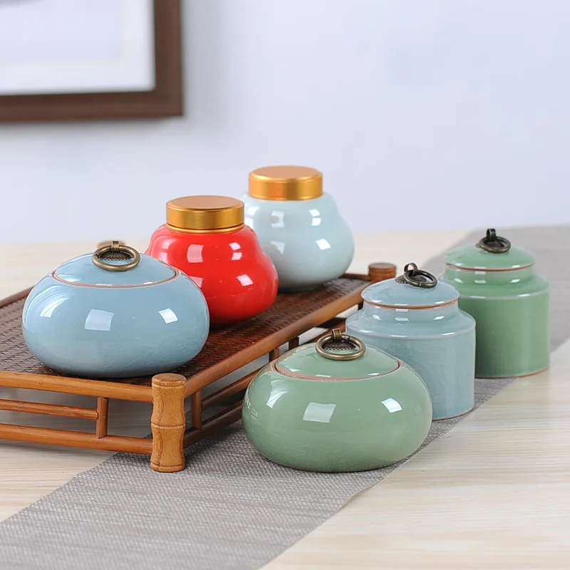 

Ceramic Tea Bag Storage Box Accessories Coffee Storage Ceramic Canister Japanese Tea Cajas Para Te Tea Bag Storage Box BA6