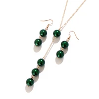 komi polynesian hawaiian new zealand marshall style multicolor glass pearls drop necklace pendant dangle earrings jewelry set
