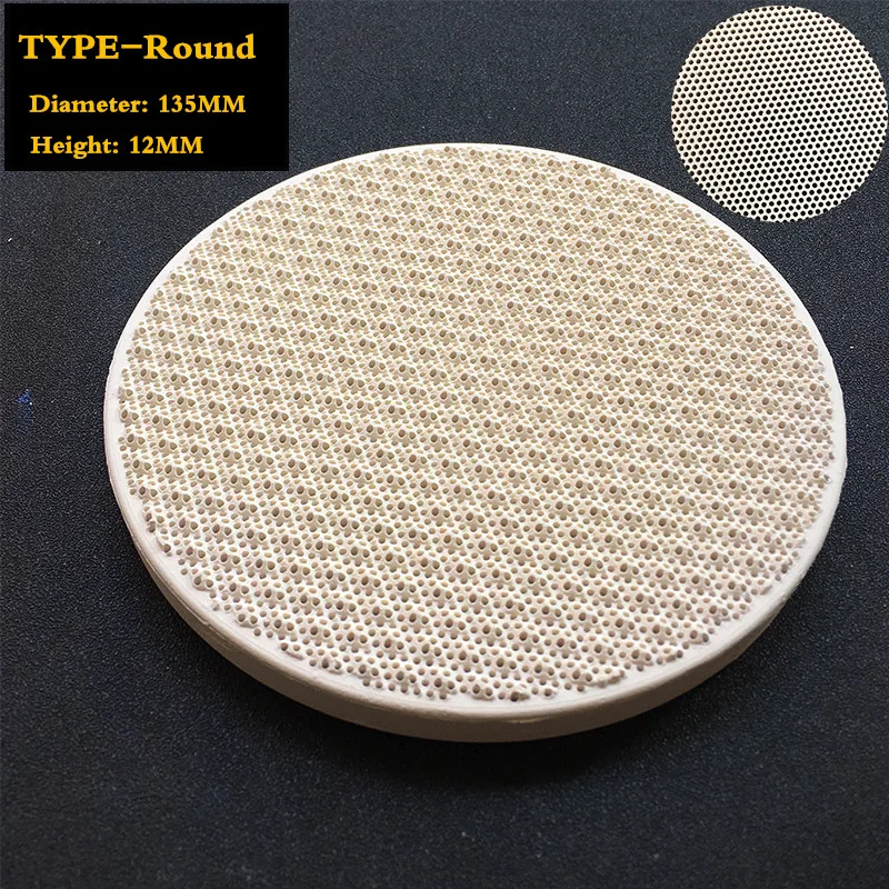 Ceramic Honeycomb Soldering Board Heating For Gas Stove Head 135x95x13mm N H1X9 