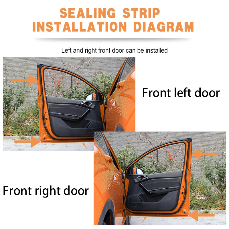 2 шт левый Драйвер передняя сторона двери автомобиля уплотнитель для Honda CR V 2007 2011