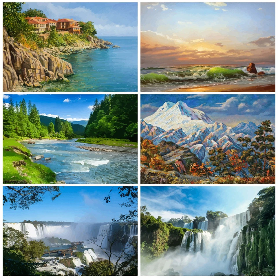 Набор для рисования по номерам на холсте Раскрашивание маслом|Картины номерам| |