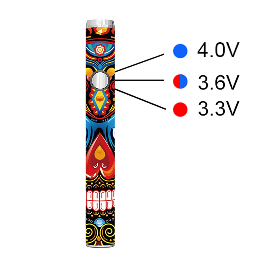 Вейп ручка COS kit CBD MOD с цветной батареей предварительного нагрева 450 мАч 510 нитей