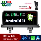 Автомобильный мультимедийный плеер UJQW, Android 11, 10,25 дюйма, GPS-навигация, для BMW WAN E81E82E87E88 2004-2012 с BT, 4G, Wi-Fi, радио 6 + 128G