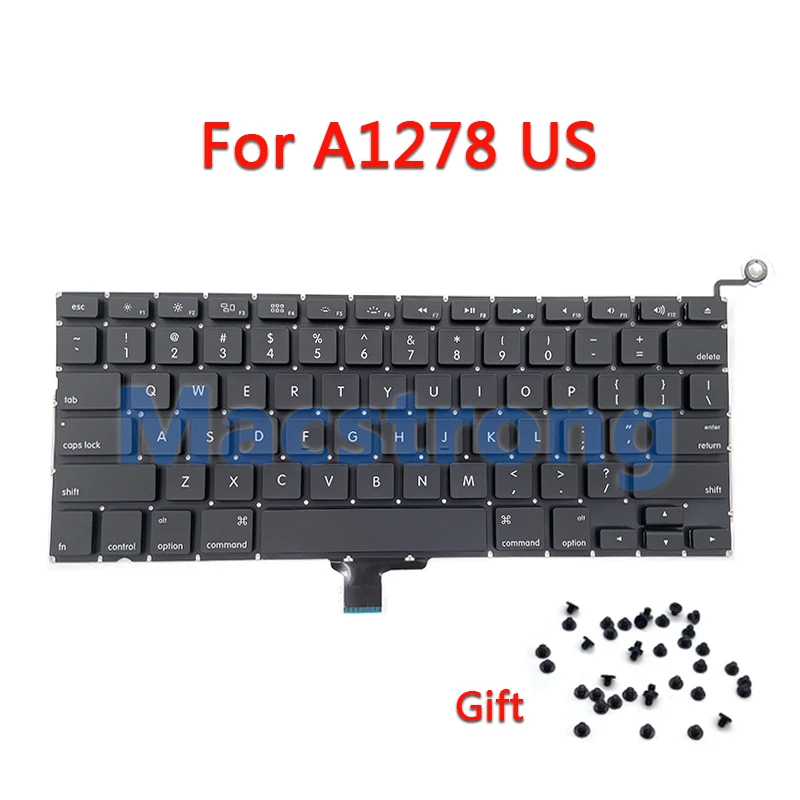 Новая Оригинальная клавиатура A1278 для MacBook Pro 13 ''клавиатура с винтами