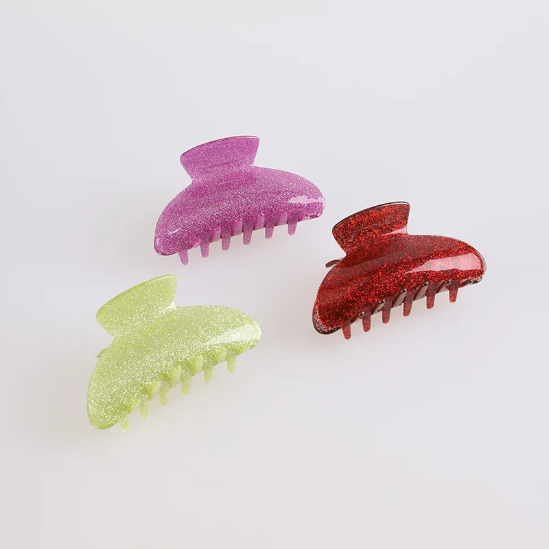 

1Pcs New Women Elegant Glittering Geometric Acrylic Hair Claw Vintage Hair Clips Headband Hairpin Hair Crab Hair Accessories
