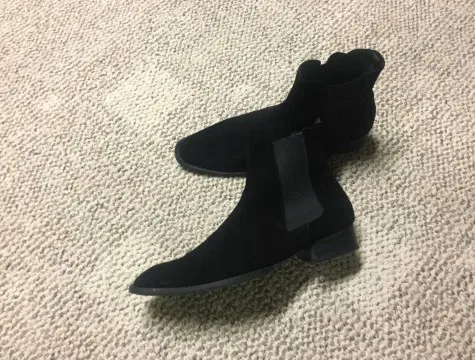 2020 винтажные новые ботинки челси kanye west из натуральной кожи 1:1 рыбий стиль в