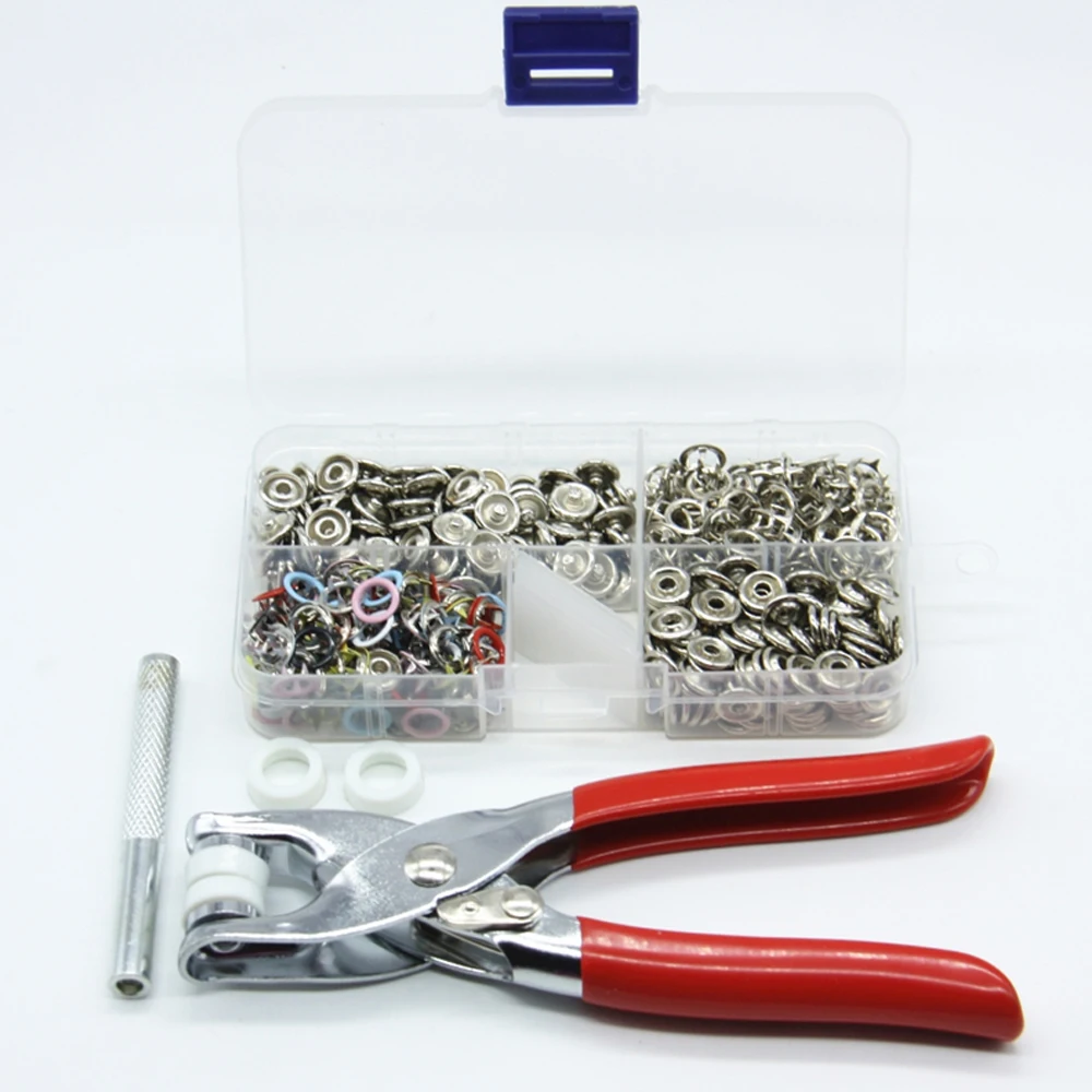 Горячие плоскогубцы инструмент 110 шт 9 5 мм цветная круглая кнопка металлическая