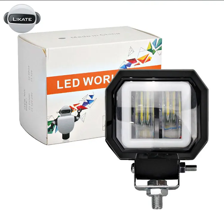 

Fog Lamp Driving Daytime Off road Light New 7D 3'' 20W Led Headlight For Motorcycle Halo Jeeps ATV 12V 24V SUV Worklight Beams