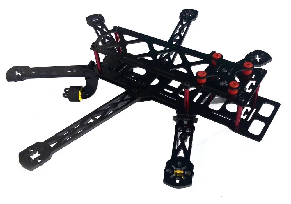 

Simple Mini Spider-Hex Pro Flying fish Mini-HEX Carbon QAV 6 Axis 300mm Hexacopter Frame QAV FPV 280 GEPRC