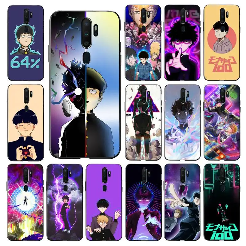 

Yinuoda Mob psycho 100 Phone Case for Vivo Y91C Y11 17 19 17 67 81 Oppo A9 2020 Realme c3