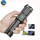 Фонарь ZHIYU, светодиодный, из АБС-пластика, со встроенным аккумулятором