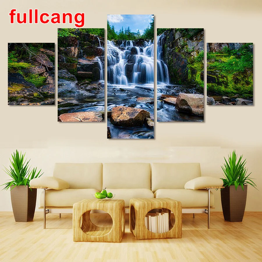 

Набор для алмазной вышивки «Водопад», 5 шт.