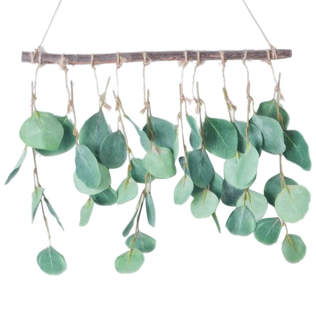 

Искусственный эвкалипт, зелень, Подвесной Настенный декор, эвкалипт, искусственные растения, Подвесные Растения с деревянной палочкой, Нас...