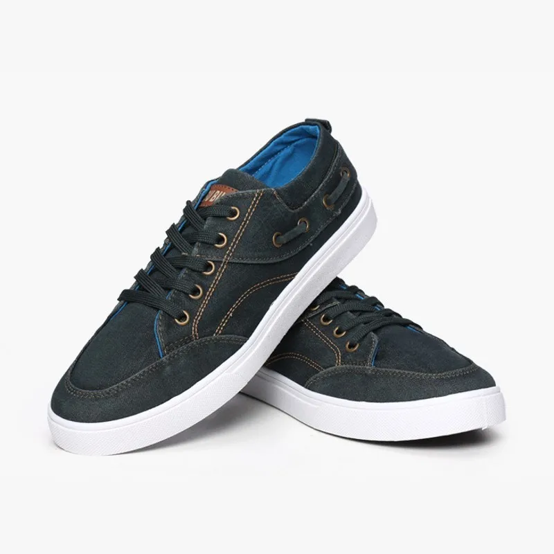 Мужская парусиновая обувь высокого качества 2020 г. модная мужская повседневная на