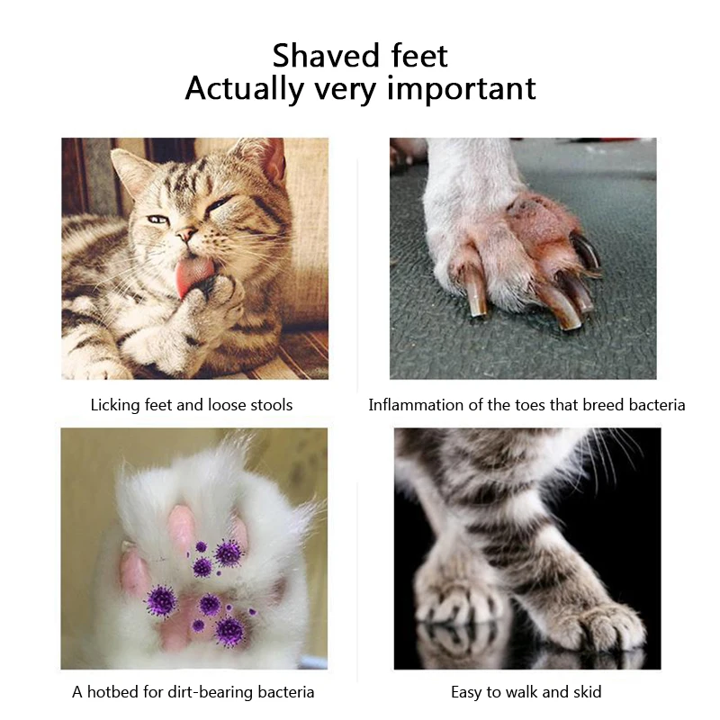 

USB Pet Foot Shaving Artifact Teddy Foot Trimmer Dog Cat Foot Hair Lady Shaver Pruning Partial Electric Clipper Pet Supplies