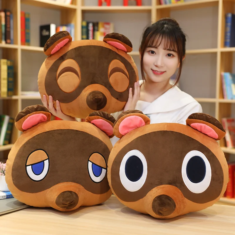 3style Animal Crossing Plush Pillow Doubutsu No Mori Sofa Cushion Tom Nook Foxes Stuffed Doll Gifts For Children Birthday Day
