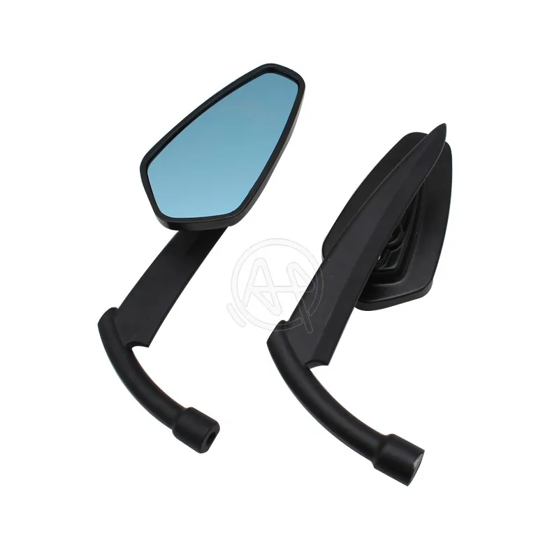 Зеркала заднего вида для мотоцикла боковое зеркало на руль черное 8 мм 10