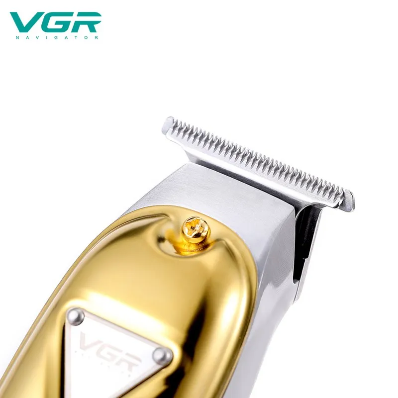 VGR машинка для стрижки волос перезаряжаемая штепсельная масляная голова