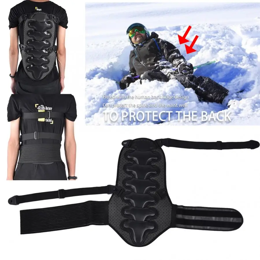 Жилет для катания на лыжах с отстегивающейся спинкой|Фиксатор спины| |