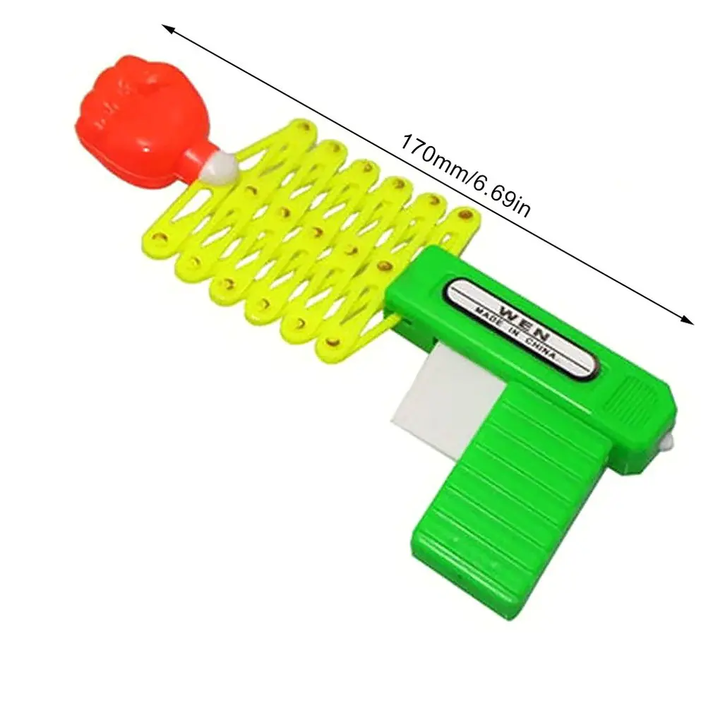 

Retractable Fist Shooter Trick Toy Gun Funny Child Kids Plastic Party Festival Gift Classic Elastic Telescopic Fist
