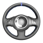 Черный искусственная кожа Синий Маркер ручная строчка для Fiat 500 2007-2015 500e 2014-2018 500C 2014-2017