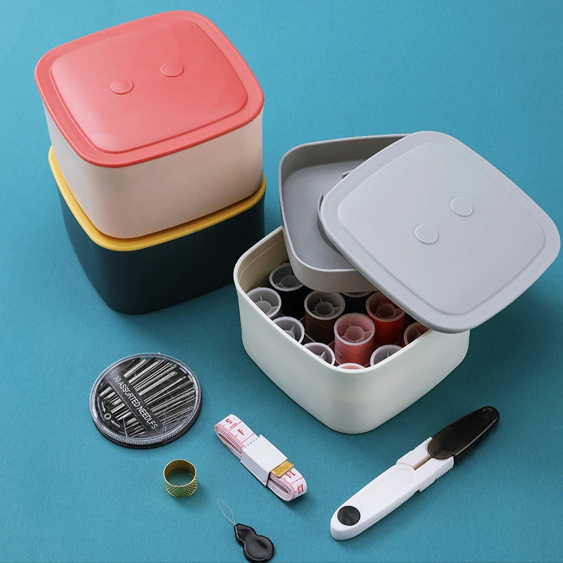 Коробка для швейных ниток Набор сумок органайзер хранения рукоделия аксессуары