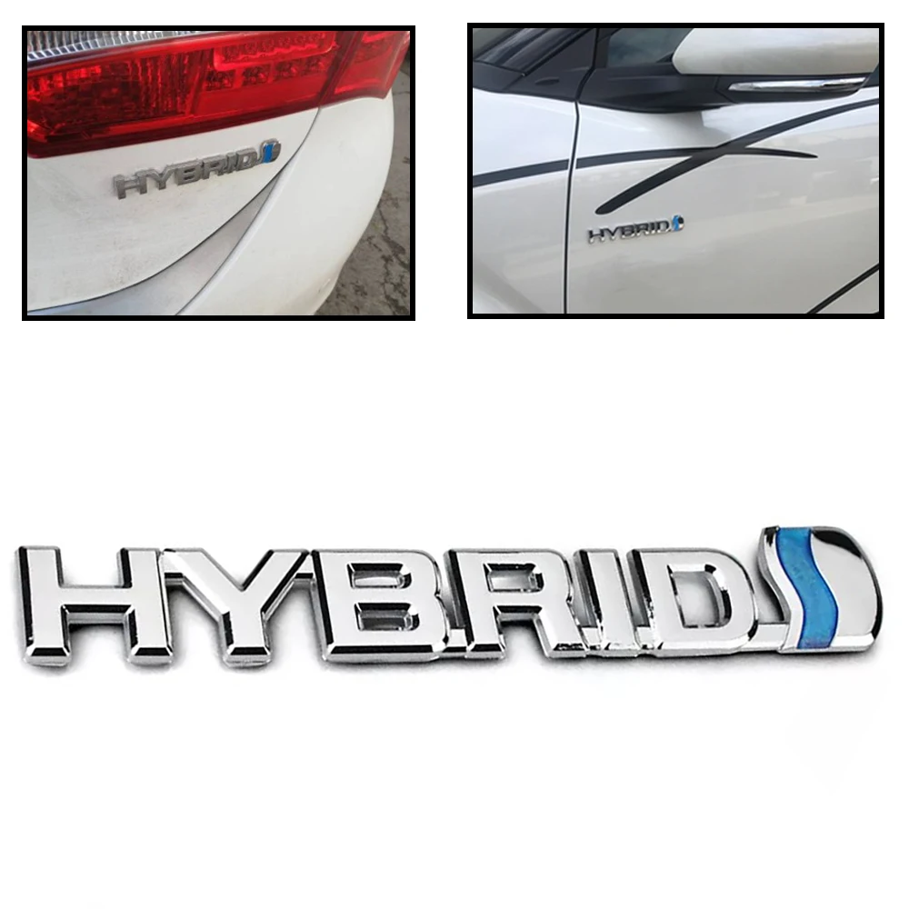 Гибридный логотип наклейка из АБС-пластика автомобильная эмблема переводная