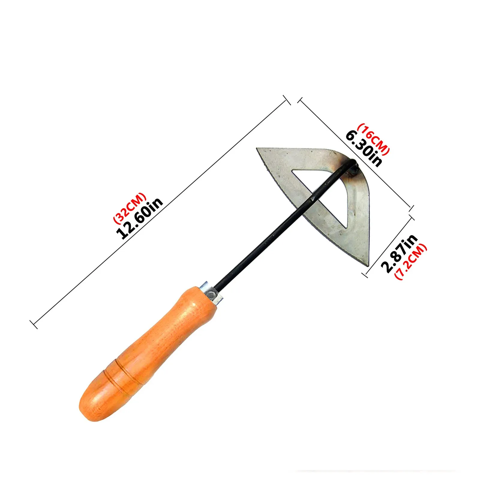 Ручная лопатка аксессуары острые и прочные садовые инструменты ручка для сада