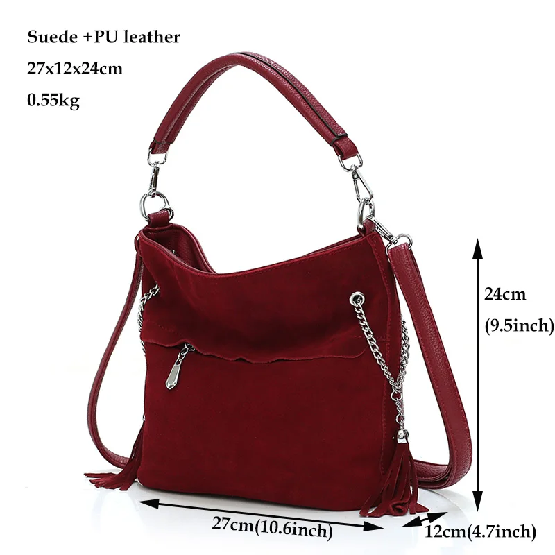 Сумка из искусственной замши роскошные брендовые сумки на плечо для женщин 2020