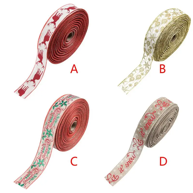 С рисунком из мультфильма украшение на Рождество красного цвета с бантом Милая