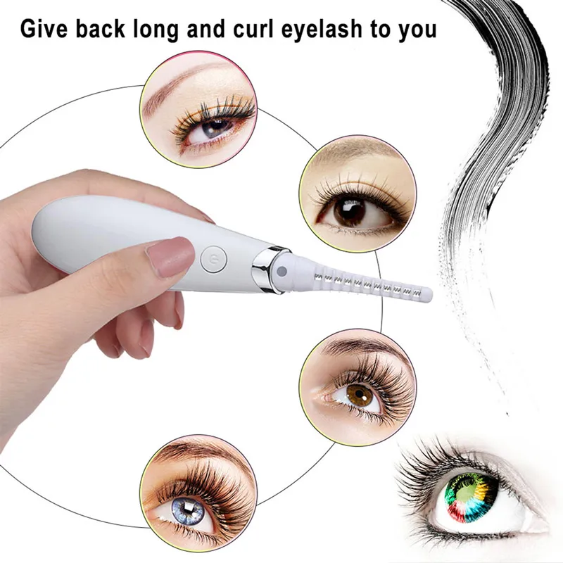 Электрический Подогрев ресниц долговечное устройство красоты USB Перезаряжаемый